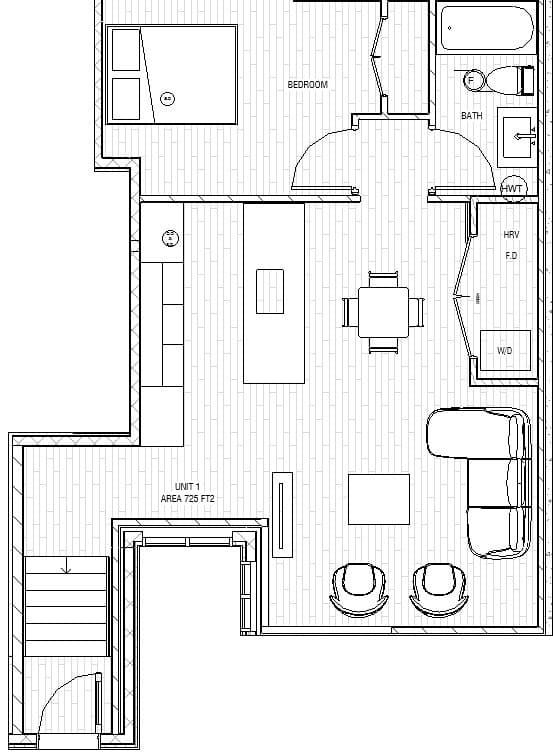 Unit H - 1 Bedroom - 1 bedroom apartment at 846 Robie St, Halifax, NS featuring comfortable 1-bedroom apartment with quality finishes and smart use of space.